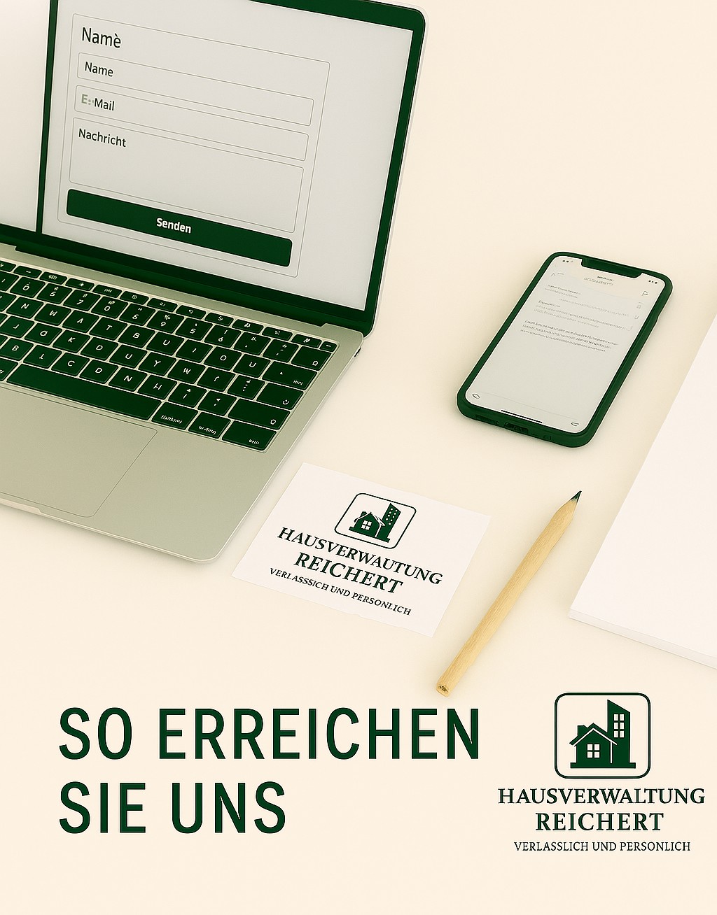 Kontakt zur Hausverwaltung Reichert – schnelle Erreichbarkeit